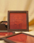 Shukr Red Coaster Set