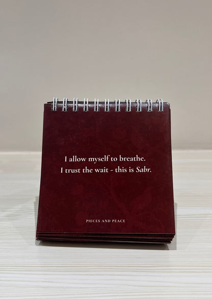 Sabr. Shukr. Sukoon. Affirmation Cards