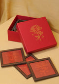 Shukr Red Coaster Set